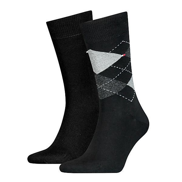 Tommy Hilfiger Socken "TH MEN SOCK CHECK 2P", (2 Paar), mit klassischem Arg günstig online kaufen