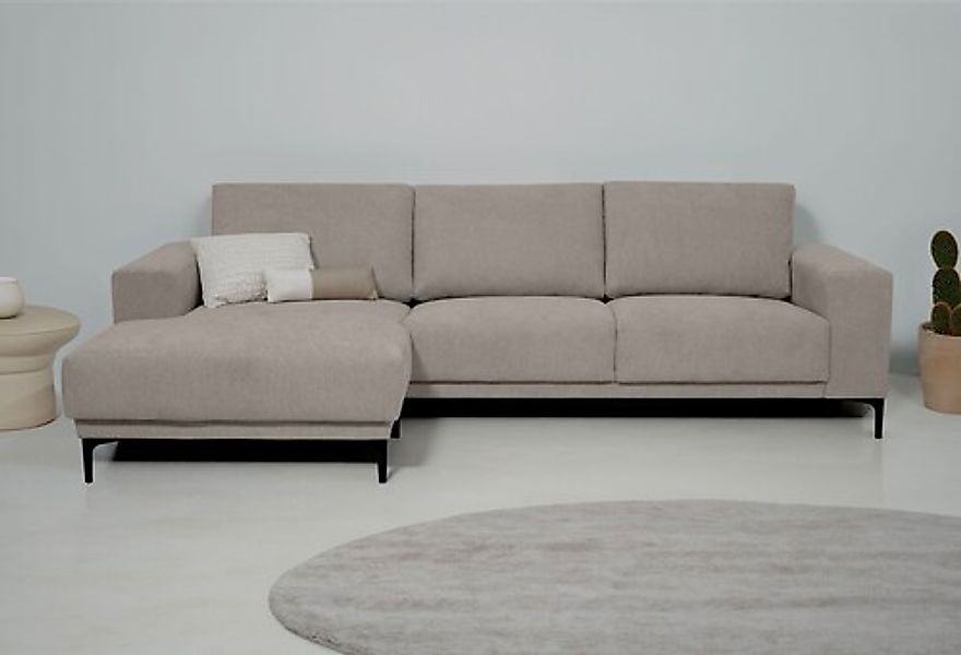 Places of Style Ecksofa »Xander, L-Form,«, Breite 280 cm, Soft-Touch Chenil günstig online kaufen