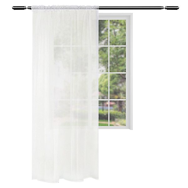 Woltu Gardine, Kräuselband (1 St), halbtransparent, günstig online kaufen