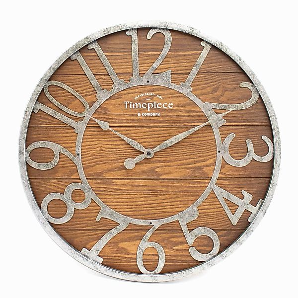 K&L Wall Art Wanduhr große Industrielle günstig online kaufen