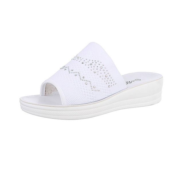 Ital-Design Damen Mules Freizeit Pantolette (86527297) Keilabsatz/Wedge Kei günstig online kaufen