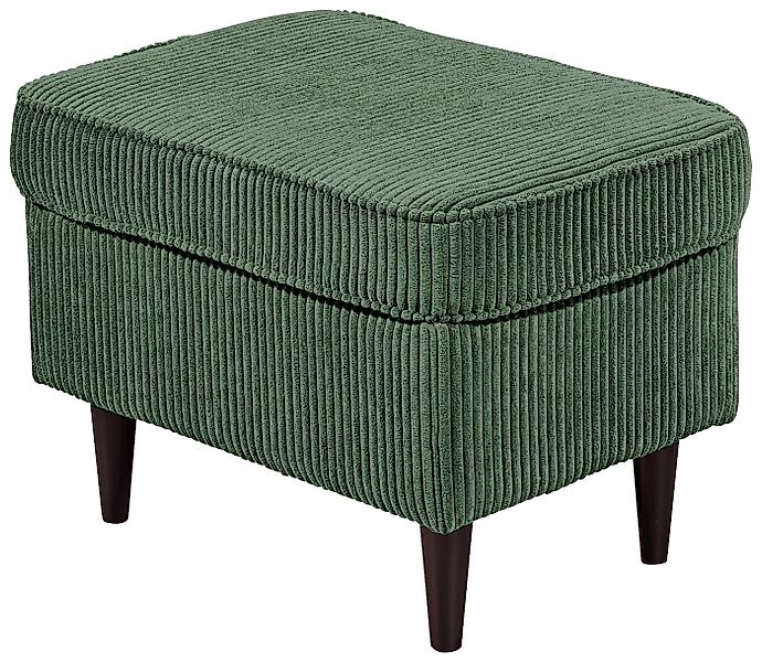 ED EXCITING DESIGN Hocker Oskar, mit Massivholzfüßen günstig online kaufen