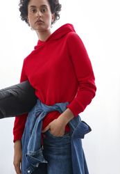 STREET ONE Hoodie mit Tunnelzug am Saum günstig online kaufen
