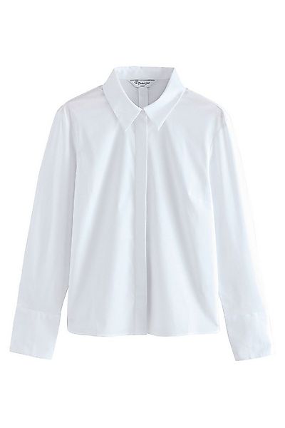 Next Langarmhemd Körpernahes Essential Langarmshirt mit Stretch (1-tlg) günstig online kaufen