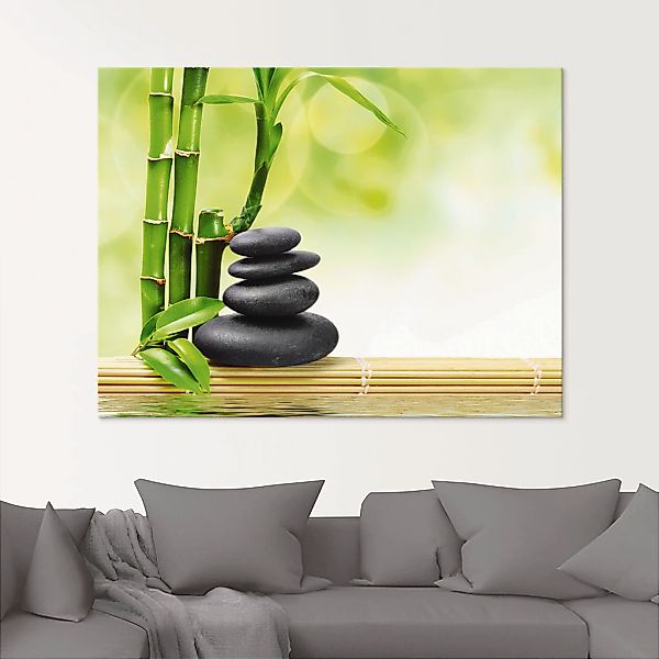 Artland Glasbild "Spa Konzept Zen Basaltsteine" Zen 1 Stk. tlg. in verschie günstig online kaufen