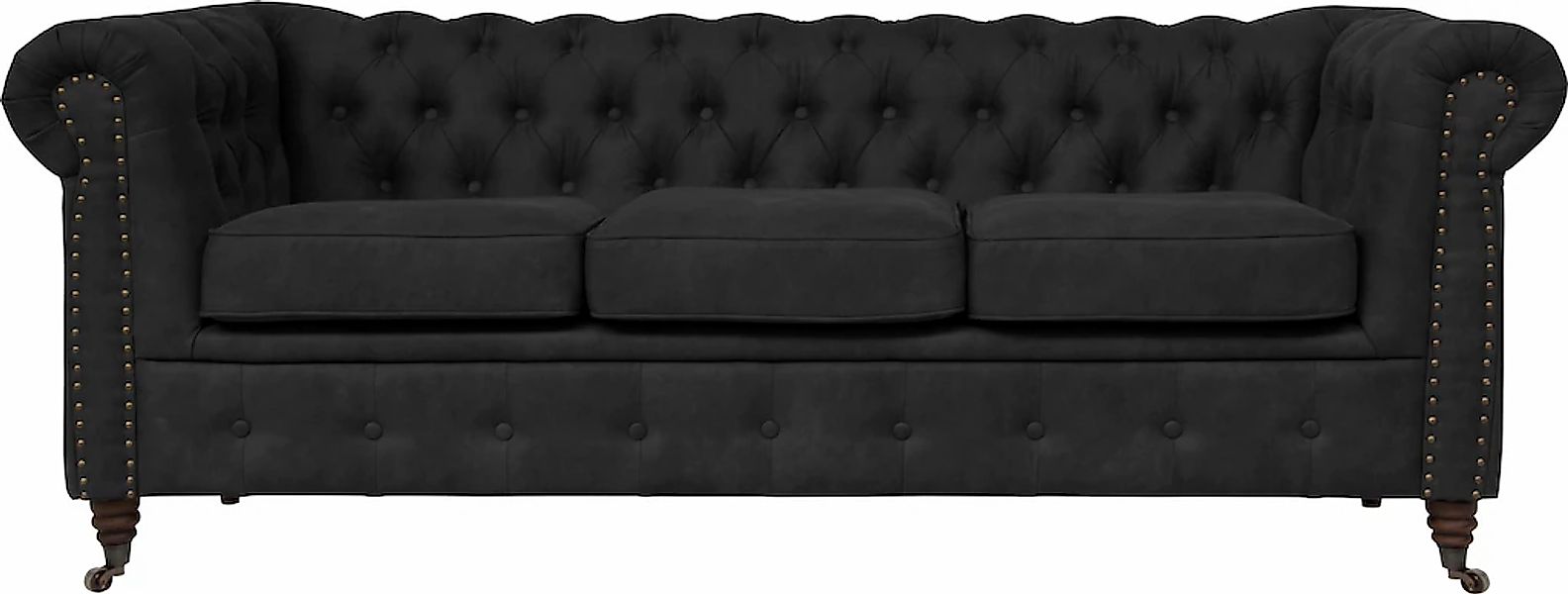 Home affaire Chesterfield-Sofa "Aarburg", aufwändige Knopfheftung und Ziern günstig online kaufen