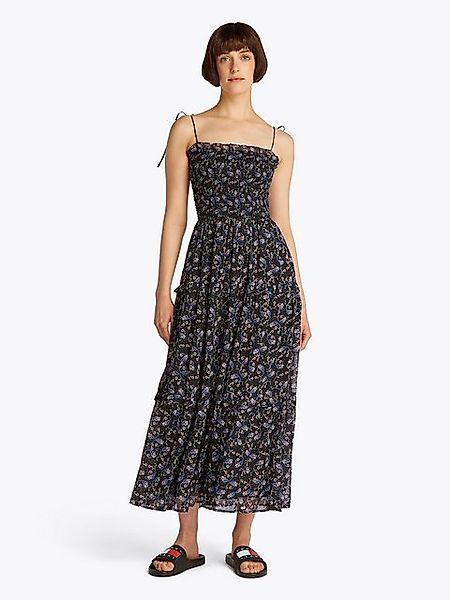 Tommy Jeans Maxikleid TJW AOP CHIFFON MAXI DRESS EXT mit Allover-Print, Rüs günstig online kaufen