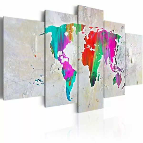 artgeist Wandbild Colourful Planet mehrfarbig Gr. 200 x 100 günstig online kaufen