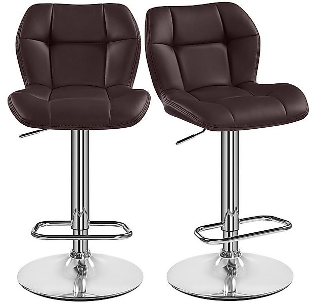 Yaheetech Barhocker 360° Drehbare Hocker mit Fußstütze (2 St), 1/2/4/6er-Se günstig online kaufen
