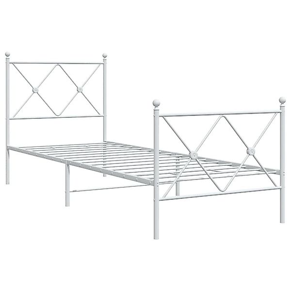 vidaXL Bett Bettgestell mit Kopf- und günstig online kaufen