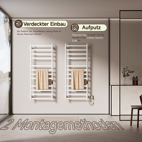 Oihpaw Elektrischer Badheizkörper Electric Towel Radiator günstig online kaufen
