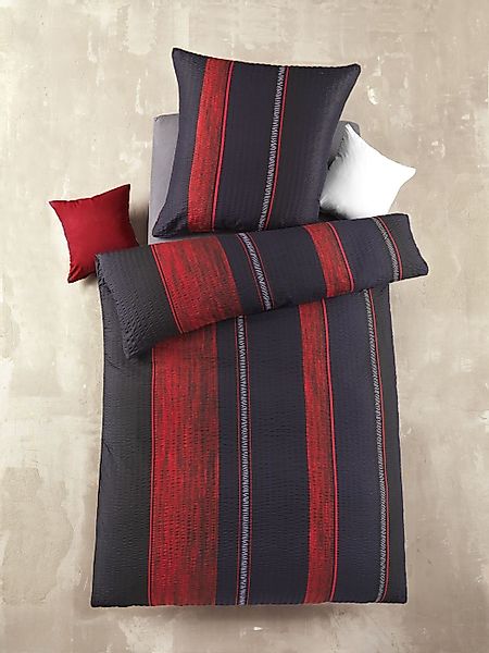 Optidream Bettwäsche Set Mikrofaser 135x200 Polyester Elvira weiss grau, Mi günstig online kaufen