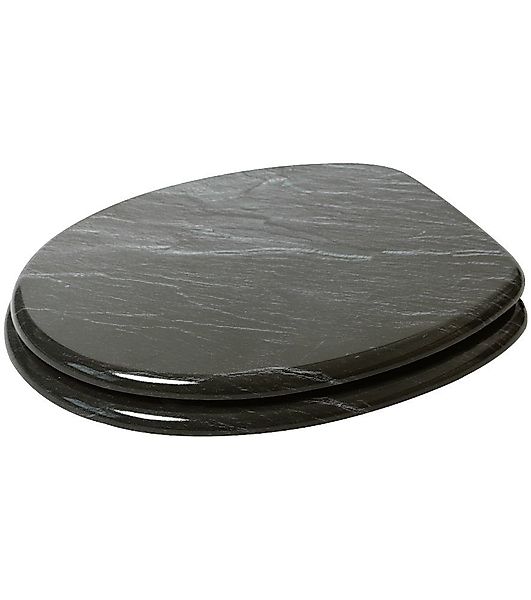 Sanilo WC Sitz Granit, Hochwertiger und Stabiler Toilettendeckel aus Holz günstig online kaufen
