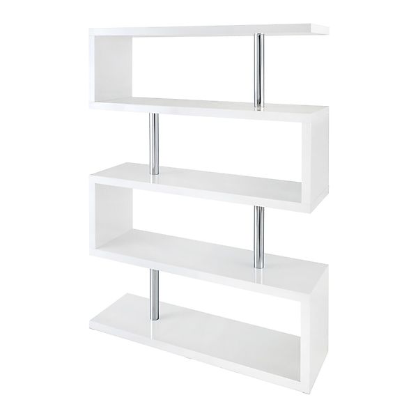 riess-ambiente Standregal SNAKE 165cm weiß / günstig online kaufen