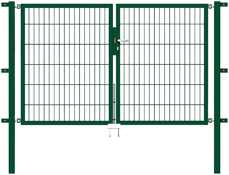 Alberts Zaundoppeltür Flexo, 200 cm Breite, günstig online kaufen