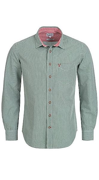 Nübler Trachtenhemd Trachtenhemd Langarm Ralf in Tanne von Nübler günstig online kaufen