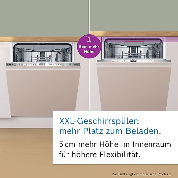 BOSCH vollintegrierbarer Geschirrspüler XXL, Serie 4 "SBV4ECX28E" 14 Maßged günstig online kaufen