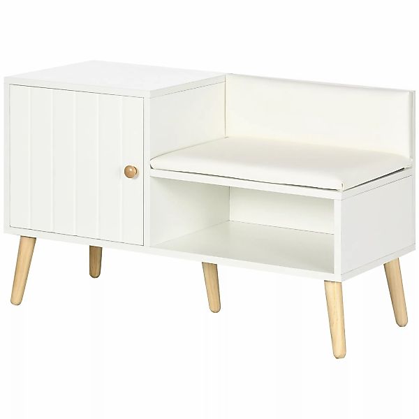 HOMCOM Aufbewahrungsbank Schuhbank im Art-Déco-Stil Schrank-Nische-Sitzbank günstig online kaufen