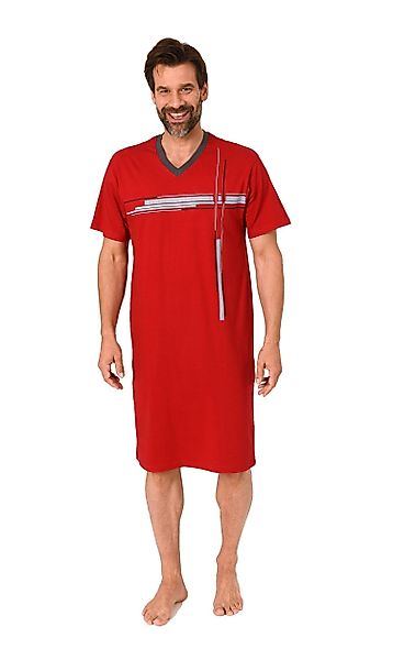 Normann Pyjama Normann Herren kurzarm Nachthemd – auch in Übergrößen günstig online kaufen