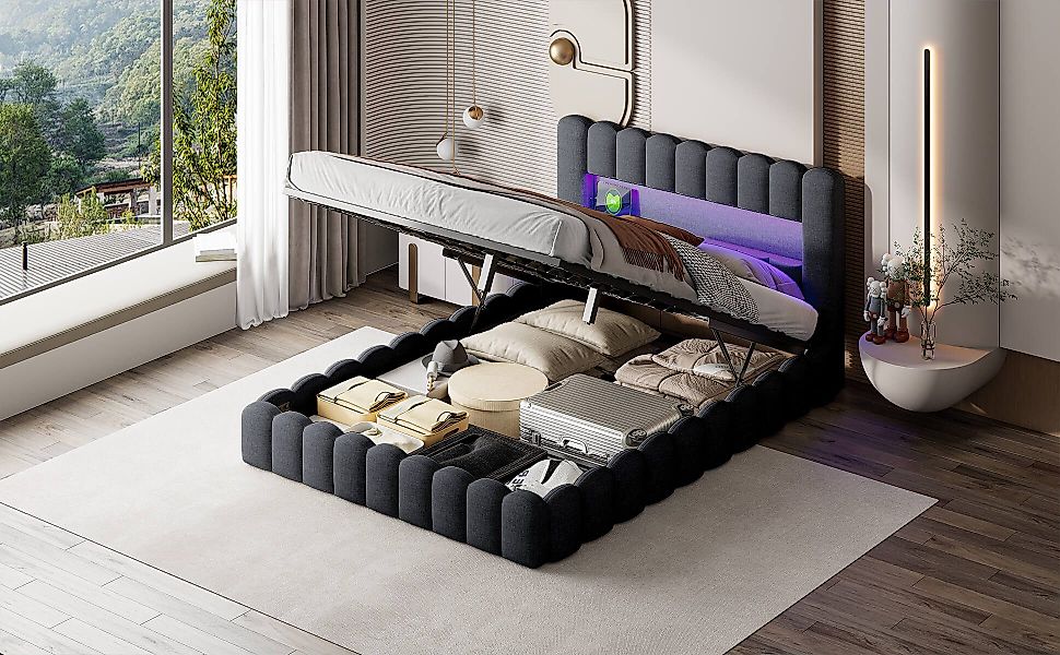 Furnishings Home Polsterbett Doppelbett Hausbett (Set, günstig online kaufen