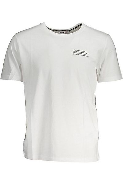 Fila T-Shirt Weißes Herren T-Shirt mit Rundhalsausschnitt und günstig online kaufen