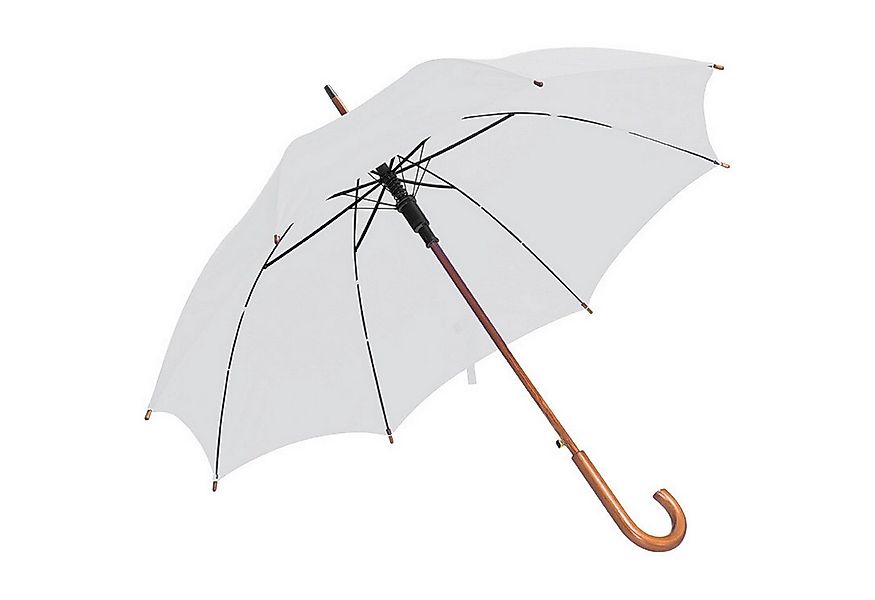 Macma Stockregenschirm Automatik-Regenschirm / Farbe: weiß günstig online kaufen