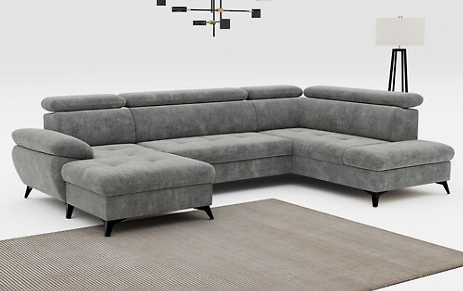 COTTA Wohnlandschaft "Hudson U-Form" mit Kopfteilverstellung, wahlweise mit günstig online kaufen