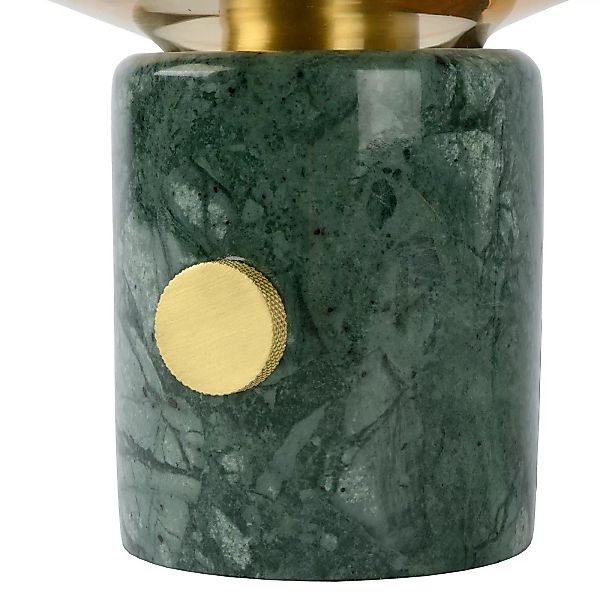 Tischleuchte Charlize, grün marmoriert/amber günstig online kaufen