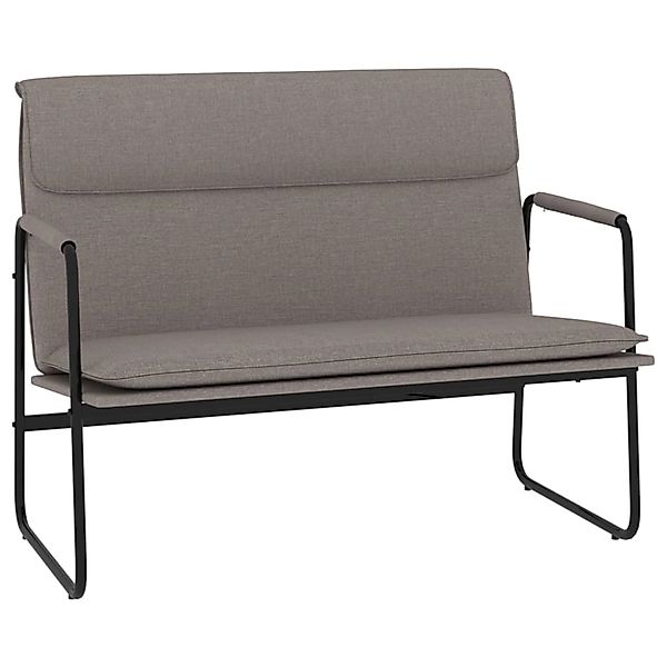 vidaXL Sitzbank Taupe 100x64x80 cm Stoff 351356 günstig online kaufen