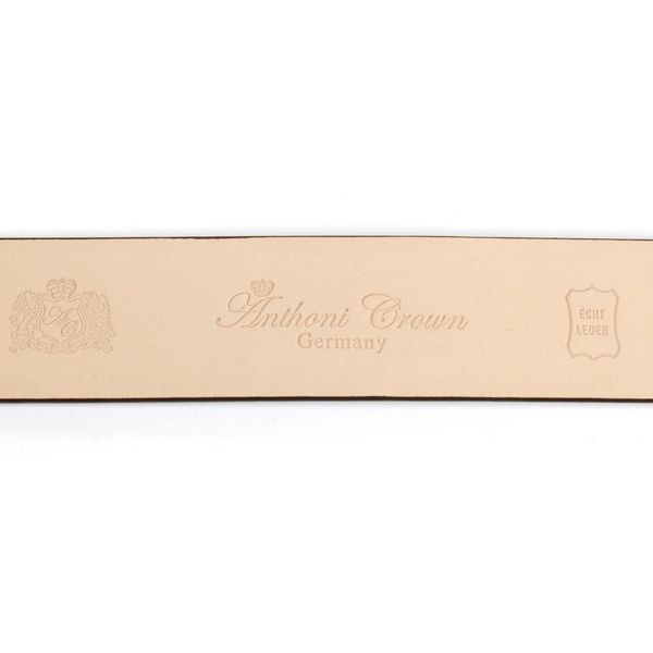 Anthoni Crown Ledergürtel in angesagter Cognac Farbe, Schließe farblich pas günstig online kaufen