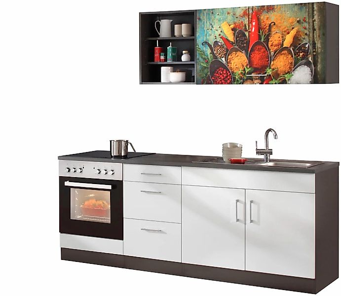 KOCHSTATION Küchenzeile "KS-Paris – Küchen mit einzigartigen Fotomotiven au günstig online kaufen