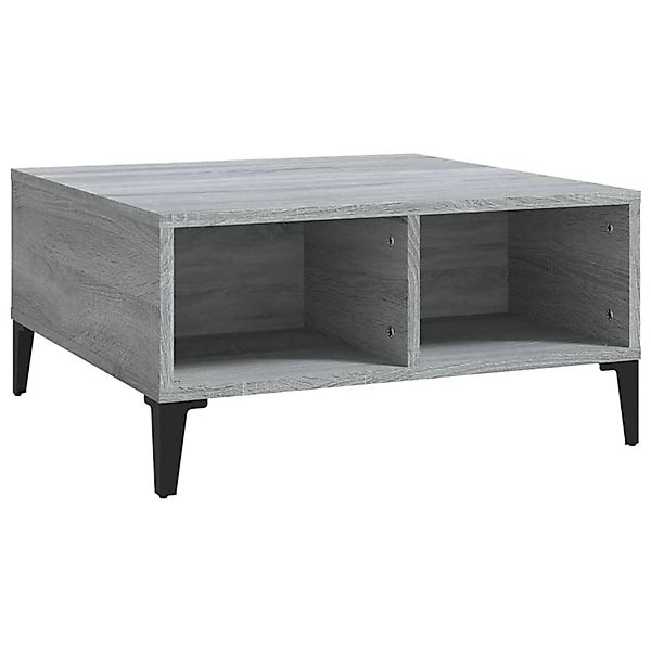 vidaXL Couchtisch Grau Sonoma 60x60x30 cm Holzwerkstoff Modell 3 günstig online kaufen