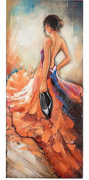 GILDE GALLERY Metallbild »Kunstobjekt Barefoot Tango« Frau 1 Stk. tlg. günstig online kaufen