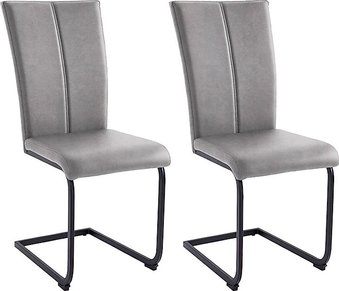 Home affaire Freischwinger »Nils«, (Set), 2 St., Microfaser VINTAGE, Stuhl günstig online kaufen