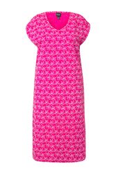 Ulla Popken Jerseykleid Midikleid Blüten A-Linie günstig online kaufen