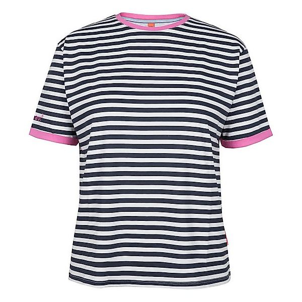 salzhaut T-Shirt Damen Kurzarm-Shirt Uck mit Streifen - Gestreiftes Shirt R günstig online kaufen