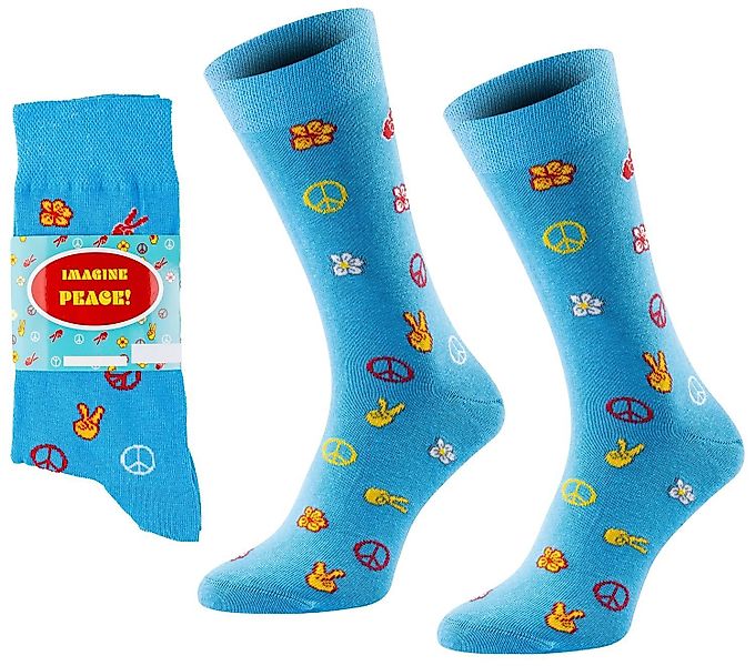 Chili Lifestyle Freizeitsocken PEACE Lustige Socken günstig online kaufen
