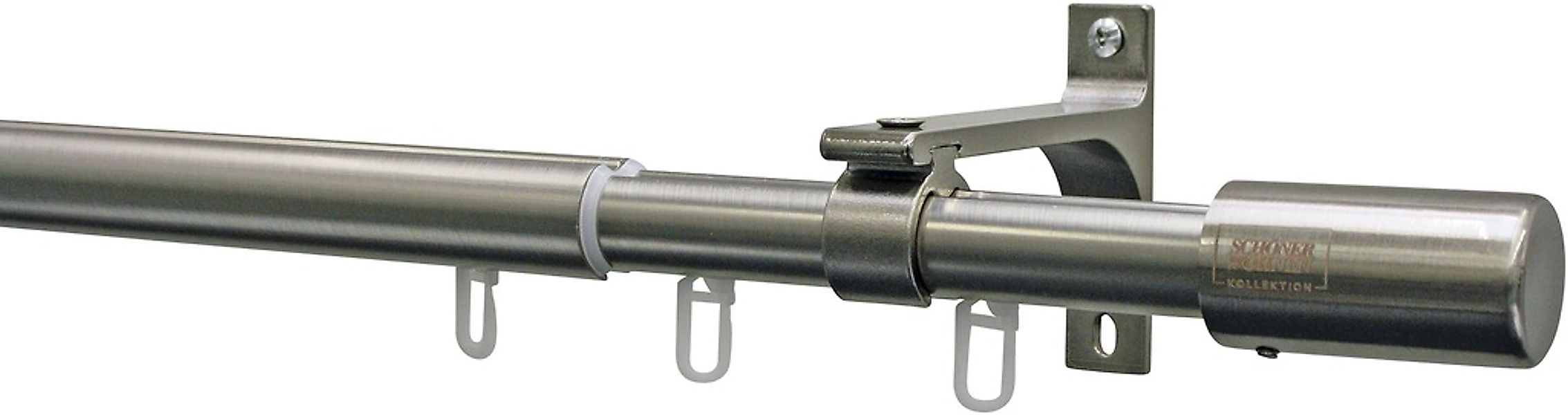 SCHÖNER WOHNEN-Kollektion Gardinenstange "Set Mona mit Innenlauf I 1-Lauf, günstig online kaufen