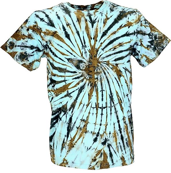 Guru-Shop T-Shirt Batik T Shirt, Herren Kurzarm Tie Dye Shirt -.. Festival, günstig online kaufen