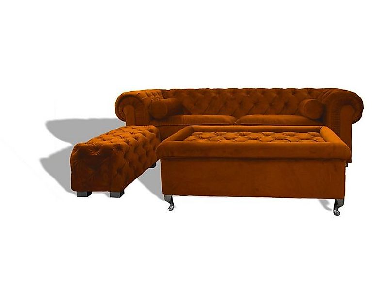 Xlmoebel Sofa Chesterfield Sofa Polster Designer Couchen Sofas Garnitur Cou günstig online kaufen