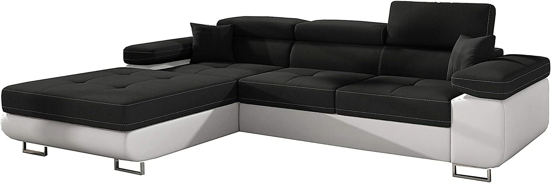 MOEBLO Ecksofa ALVARO, Eckcouch mit Bettfunktion günstig online kaufen