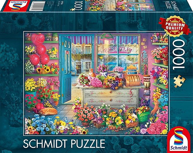Schmidt Spiele Puzzle 1000 Teile Puzzle Bunter Blumenladen 59764, 1000 Puzz günstig online kaufen