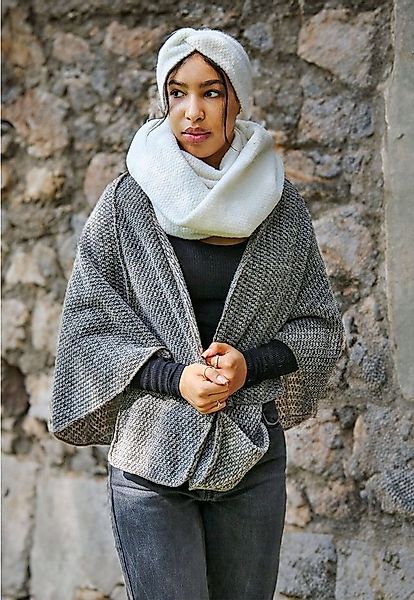 Hollert Fellweste Merino Poncho mit Taschen Doris günstig online kaufen