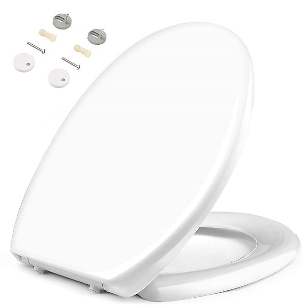 LUCKZON WC-Sitz Toilettendeckel O/D Form mit günstig online kaufen