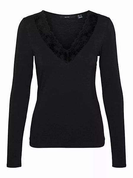 Vero Moda Langarmshirt VMRosa (1-tlg) Spitze günstig online kaufen