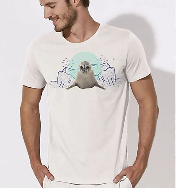 Seehund T-shirt Für Männer In Weiß günstig online kaufen
