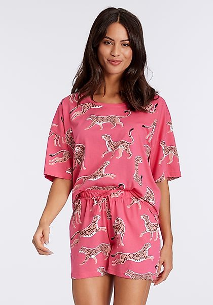 Vivance Dreams Shorty, (2 tlg.), mt Animal Alloverprint günstig online kaufen