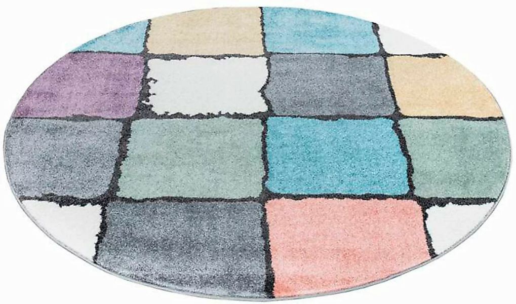 Carpet City Teppich »YOUNG919«, rund, 11 mm Höhe, Bunter Kinderteppich mit günstig online kaufen