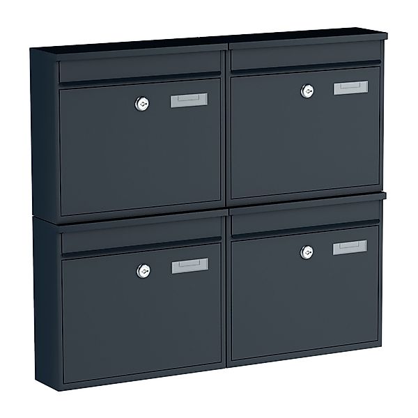 BASI Wandbriefkasten Wandbriefkasten (Spar-Set, 4-St), 4er günstig online kaufen