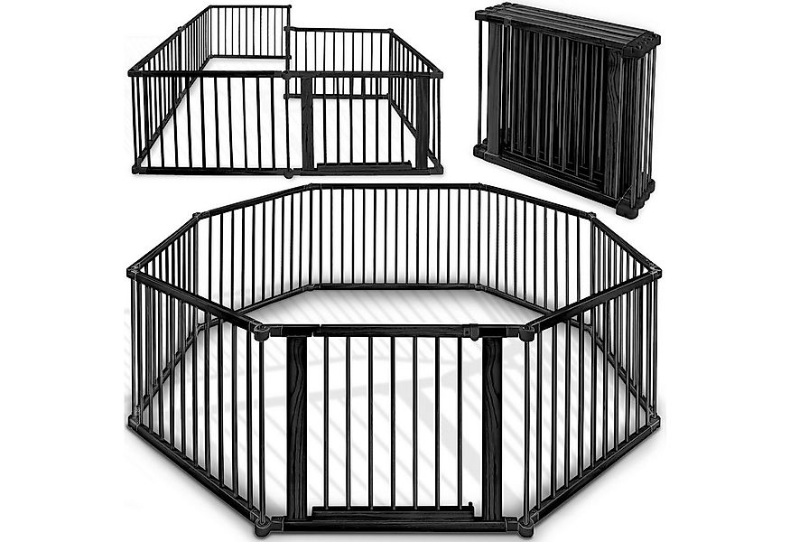 KIDUKU Laufgitter 7,2 Meter Laufstall XXL klappbar inkl. Tür, bestehend aus günstig online kaufen